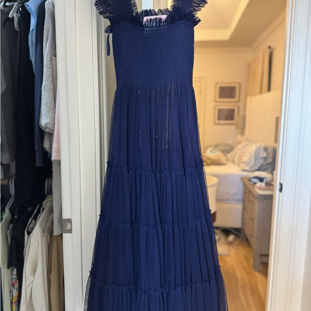 Hill House Collectors Edition Tulle Nap Dress in Navy